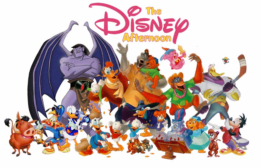I used to watch all these Disney cartoons that came on after school