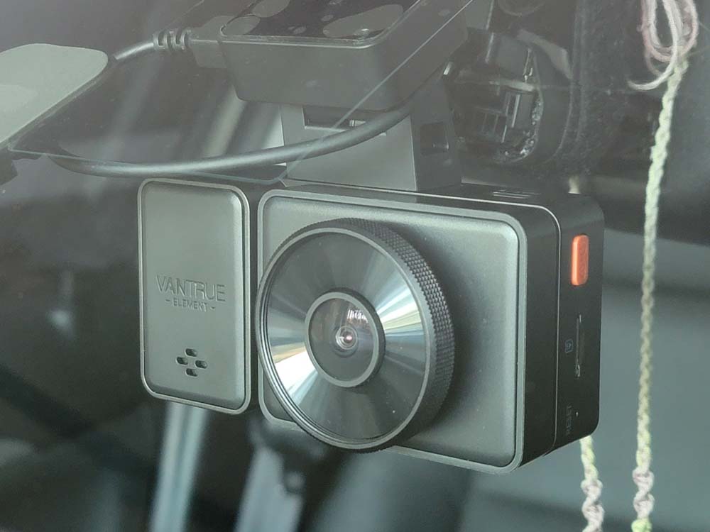 Vantrue Dash Cam Front and Rear with Voice Control, 2.5K + 2.5K